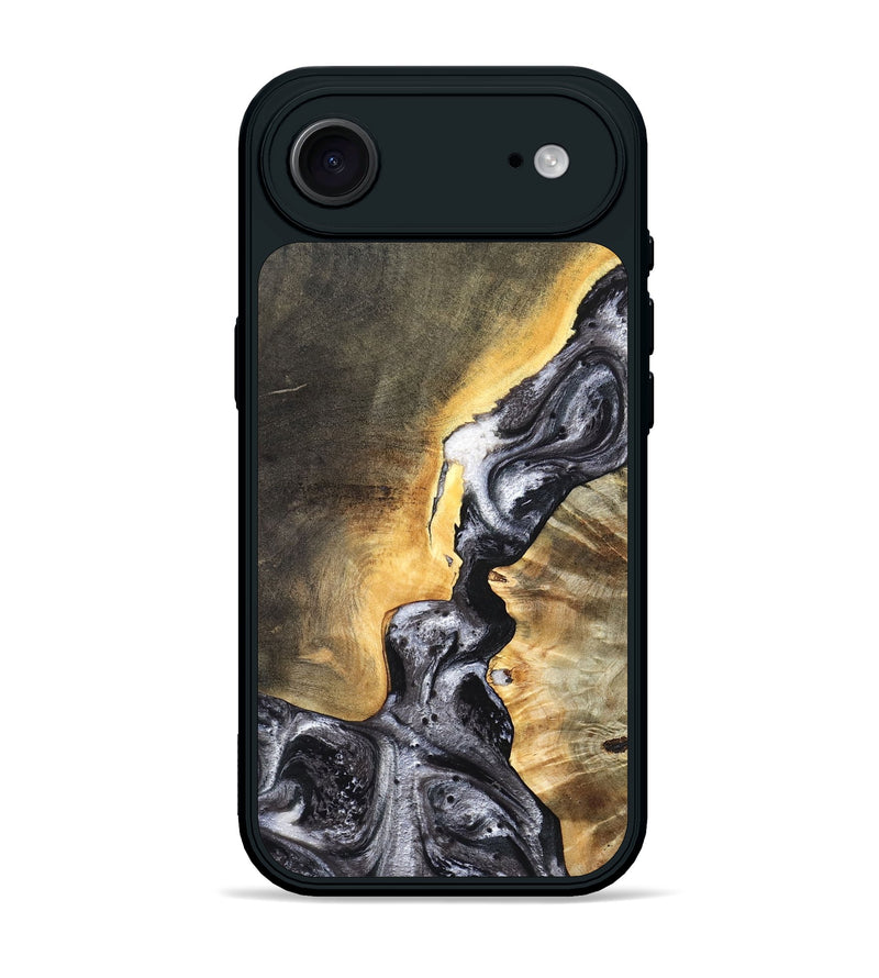 iPhone 17 Air Wood Phone Case - Gust (Black & White, 820192)