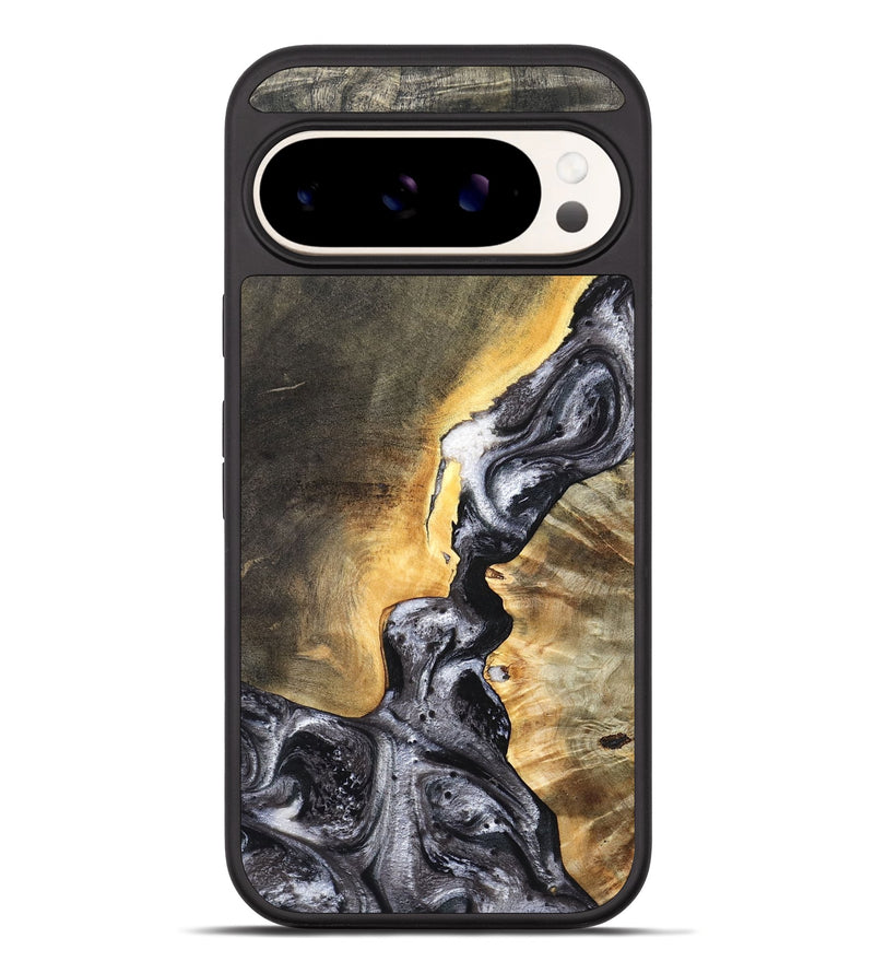 Pixel 10 Pro XL Wood Phone Case - Gust (Black & White, 820192)