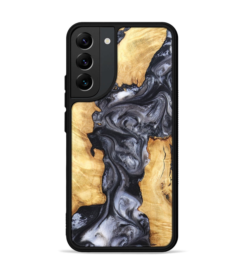 Galaxy S22 Plus Wood Phone Case - Nadia (Black & White, 820193)
