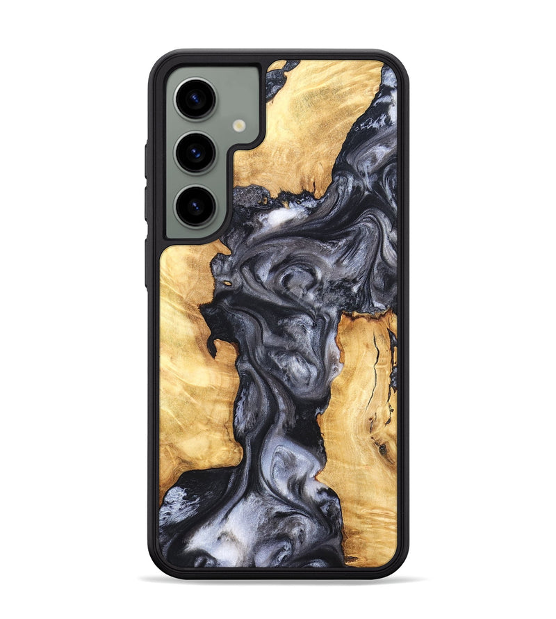 Galaxy S24 Plus Wood Phone Case - Nadia (Black & White, 820193)