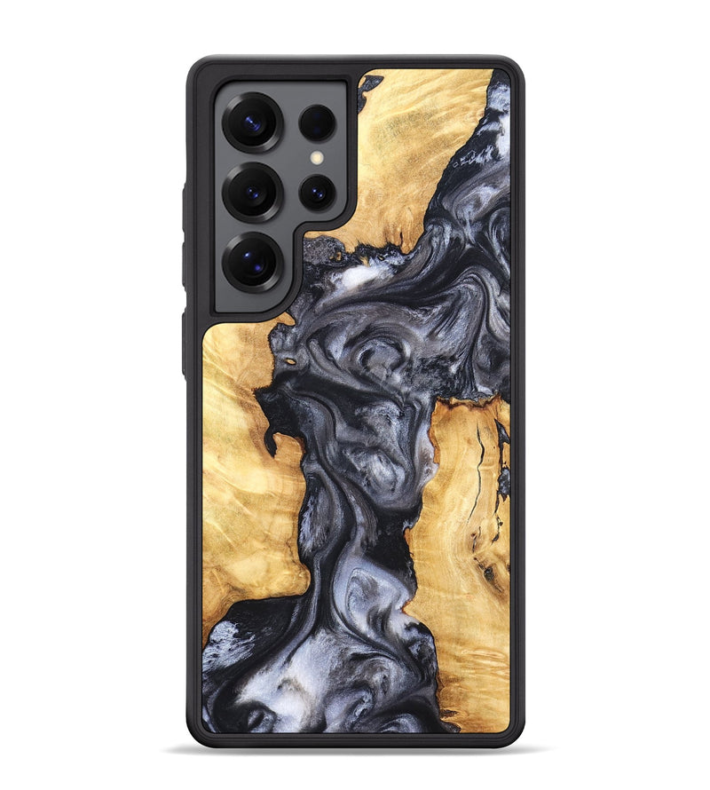 Galaxy S25 Ultra Wood Phone Case - Nadia (Black & White, 820193)