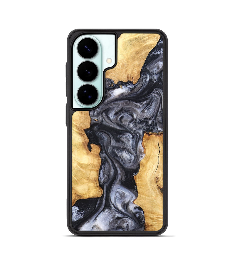 Galaxy S26 Wood Phone Case - Nadia (Black & White, 820193)