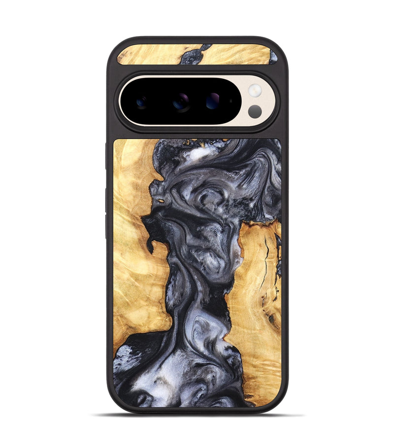 Pixel 10 Wood Phone Case - Nadia (Black & White, 820193)