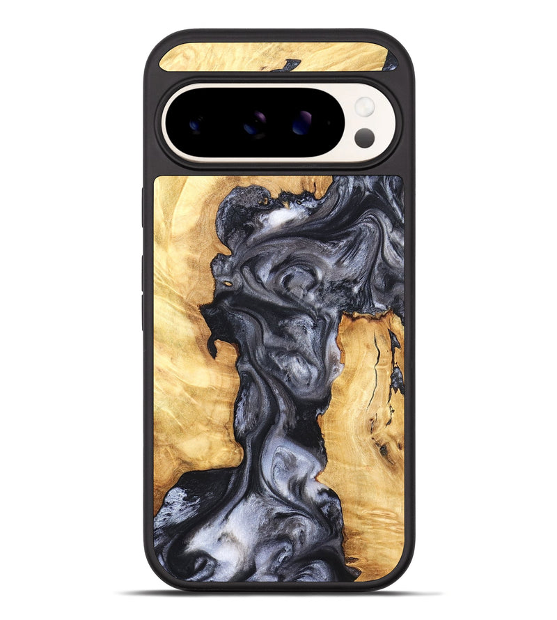Pixel 10 Pro XL Wood Phone Case - Nadia (Black & White, 820193)