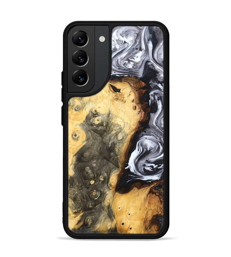 Galaxy S22 Plus Wood Phone Case - Kaye (Black & White, 820195)