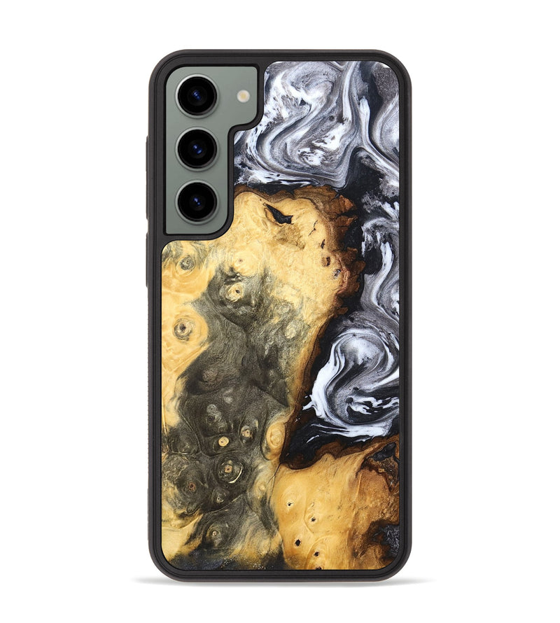 Galaxy S23 Plus Wood Phone Case - Kaye (Black & White, 820195)