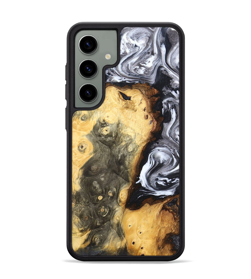 Galaxy S24 Plus Wood Phone Case - Kaye (Black & White, 820195)