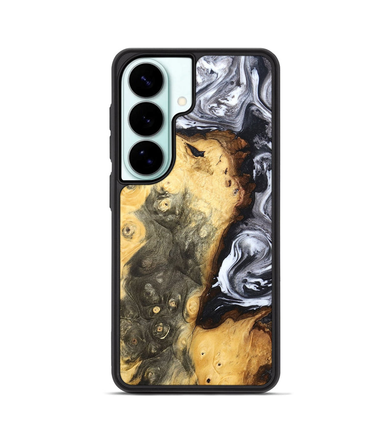 Galaxy S26 Wood Phone Case - Kaye (Black & White, 820195)