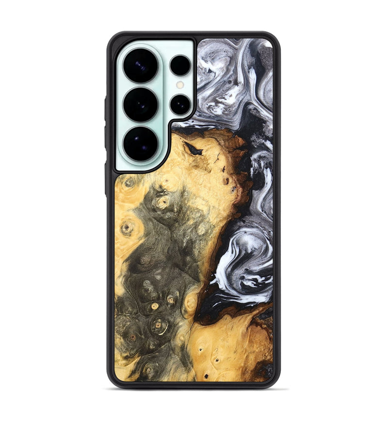 Galaxy S26 Ultra Wood Phone Case - Kaye (Black & White, 820195)