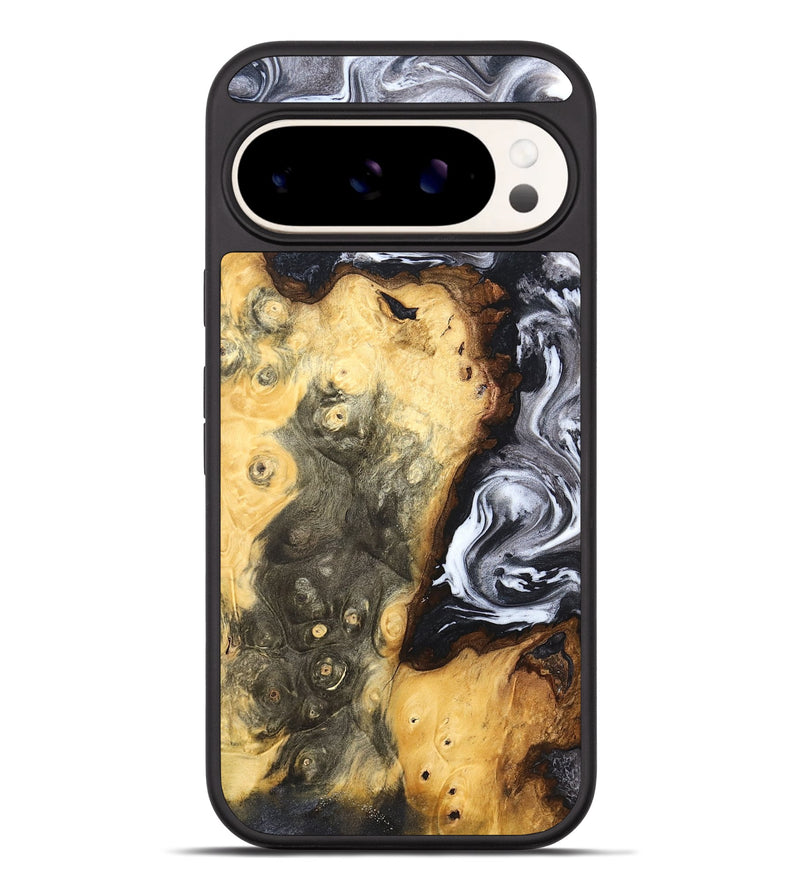 Pixel 9 Pro XL Wood Phone Case - Kaye (Black & White, 820195)