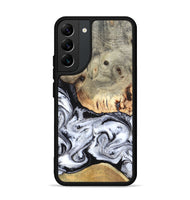 Galaxy S22 Plus Wood Phone Case - Faye (Black & White, 820197)