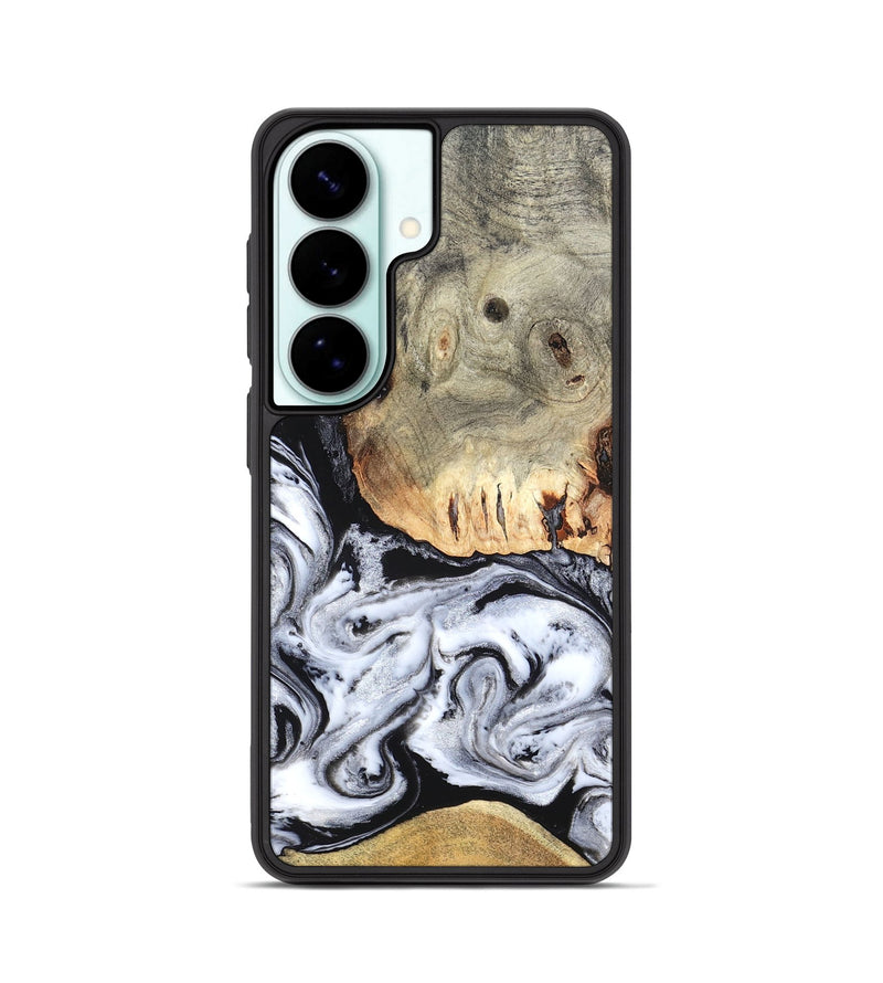 Galaxy S26 Wood Phone Case - Faye (Black & White, 820197)