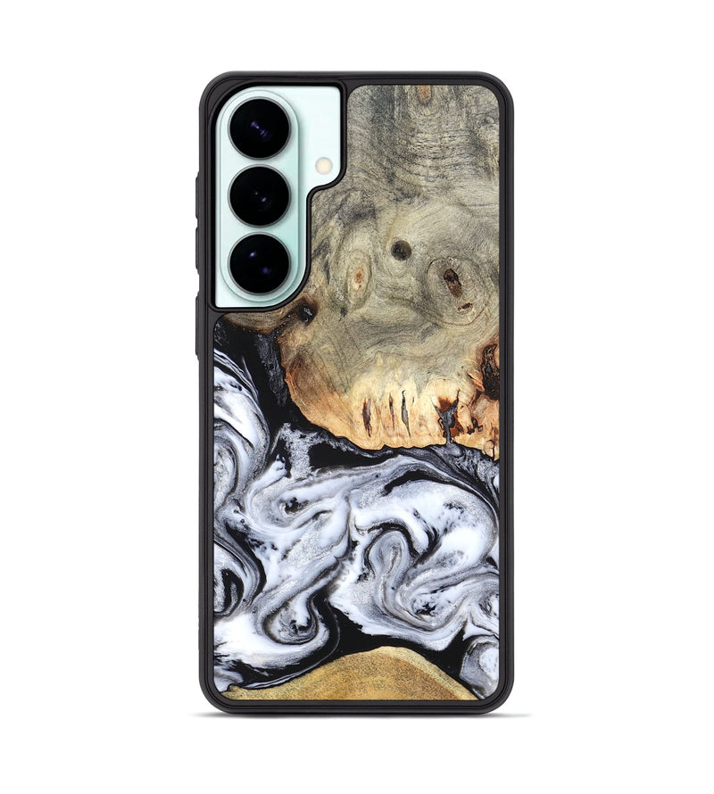 Galaxy S26 Plus Wood Phone Case - Faye (Black & White, 820197)