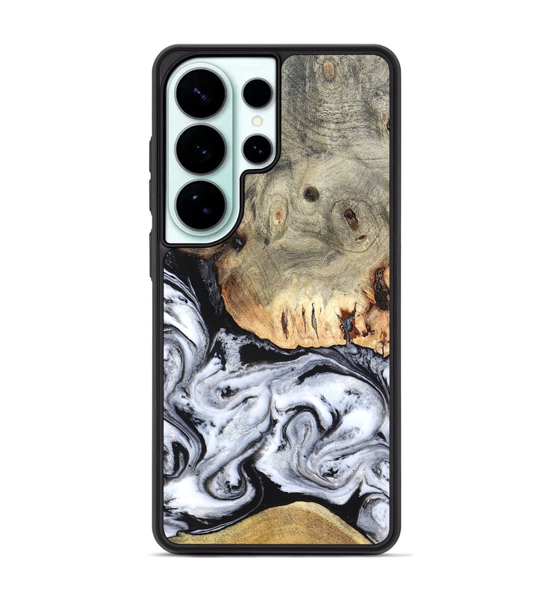 Galaxy S26 Ultra Wood Phone Case - Faye (Black & White, 820197)