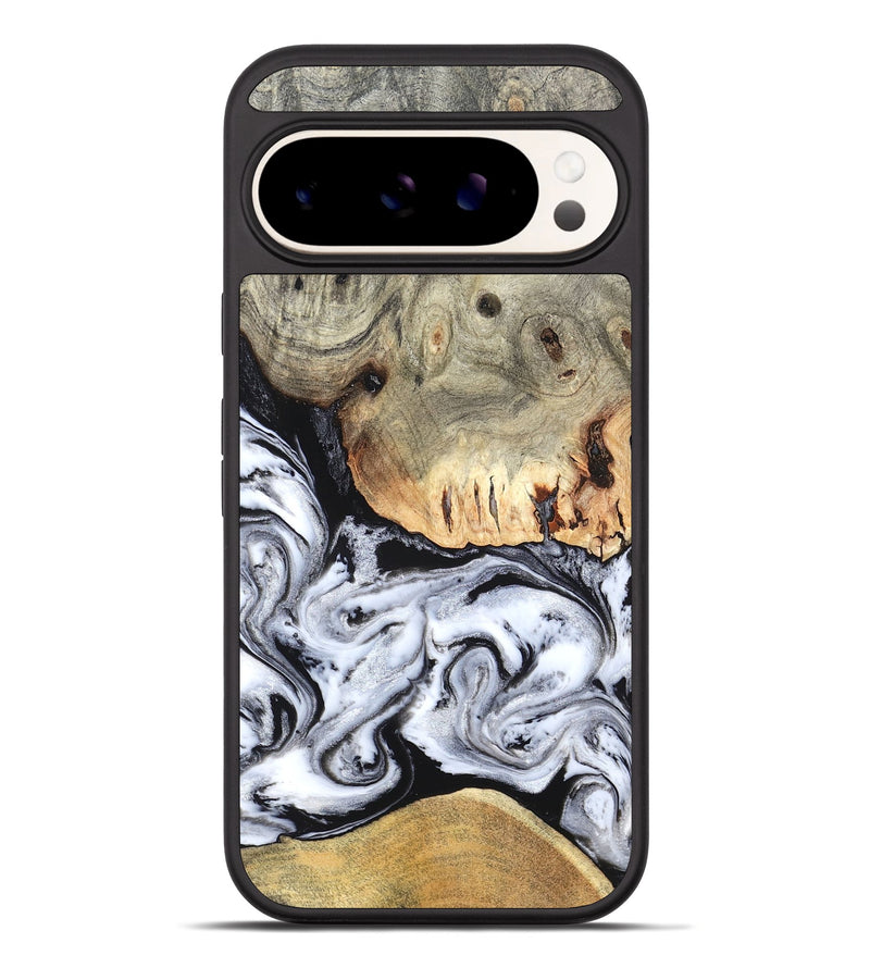 Pixel 10 Pro XL Wood Phone Case - Faye (Black & White, 820197)