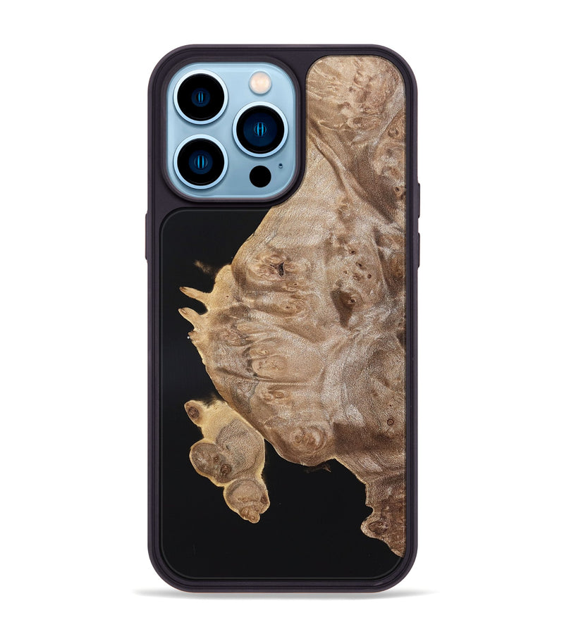 iPhone 14 Pro Max Wood Phone Case - Aldo (Wood Burl, 820201)