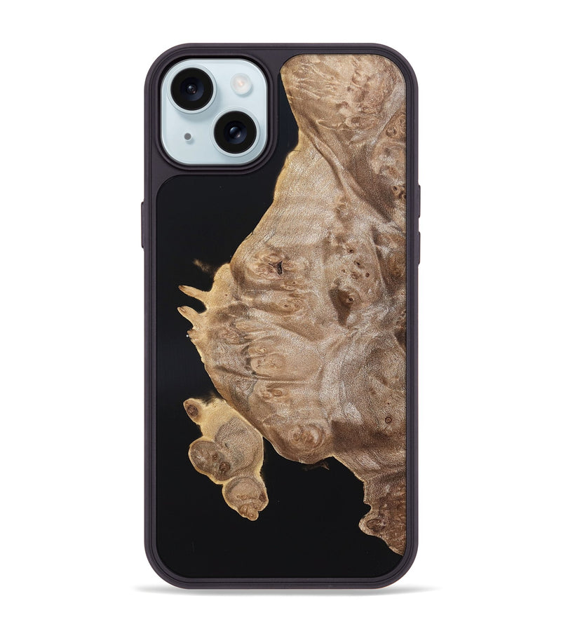 iPhone 15 Plus Wood Phone Case - Aldo (Wood Burl, 820201)