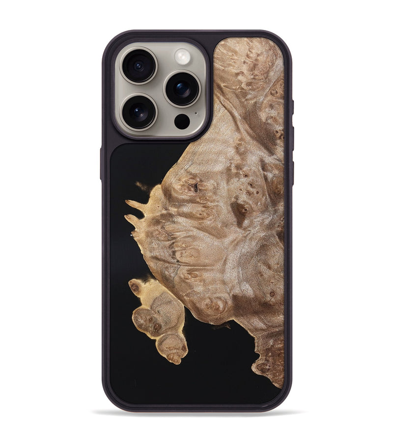 iPhone 15 Pro Max Wood Phone Case - Aldo (Wood Burl, 820201)