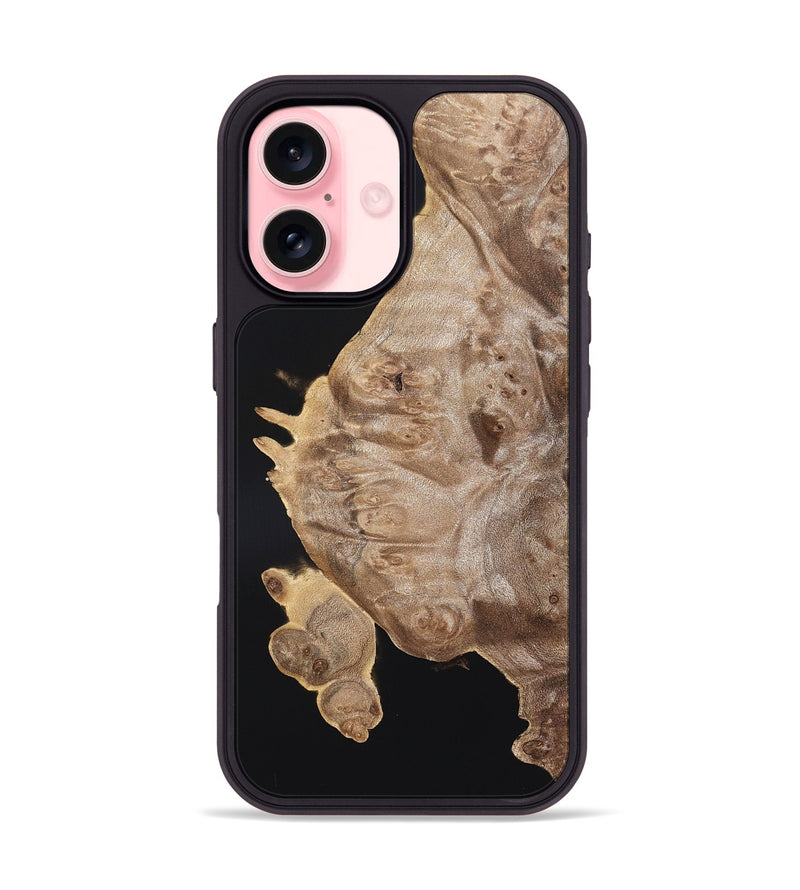 iPhone 16 Wood Phone Case - Aldo (Wood Burl, 820201)