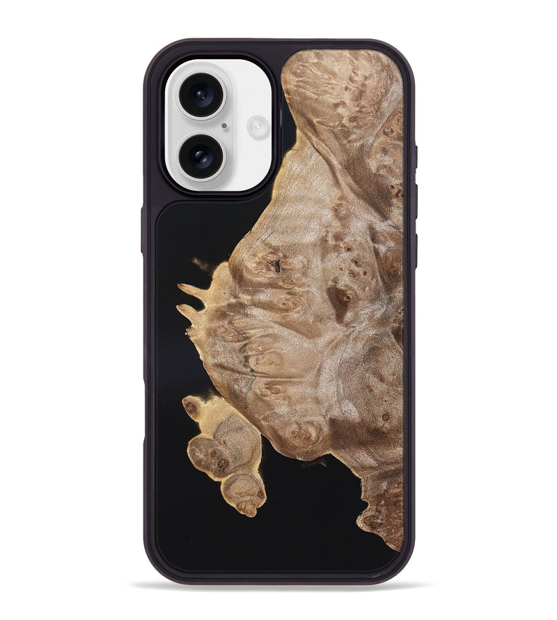 iPhone 16 Plus Wood Phone Case - Aldo (Wood Burl, 820201)