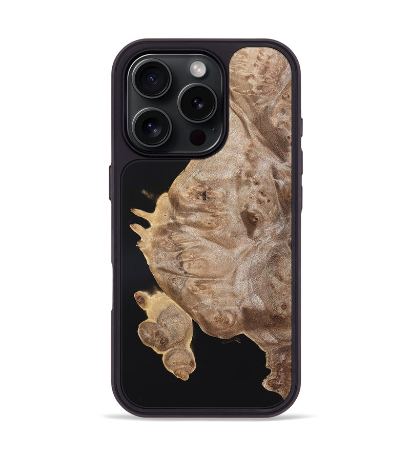 iPhone 16 Pro Wood Phone Case - Aldo (Wood Burl, 820201)
