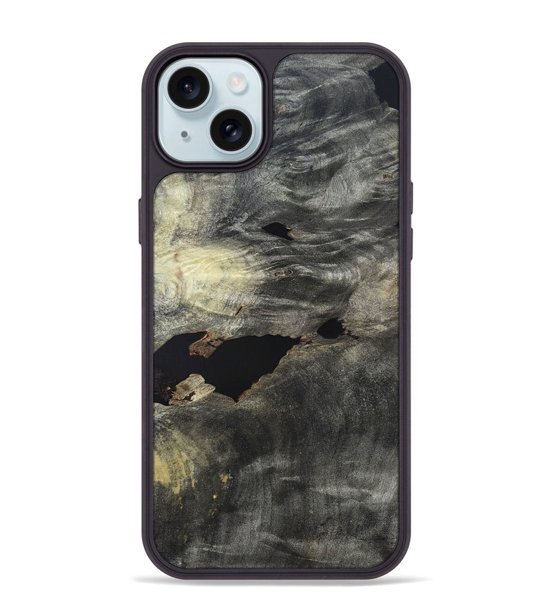 iPhone 15 Plus Wood Phone Case - Halley (Wood Burl, 820202)