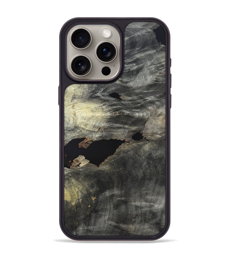 iPhone 15 Pro Max Wood Phone Case - Halley (Wood Burl, 820202)