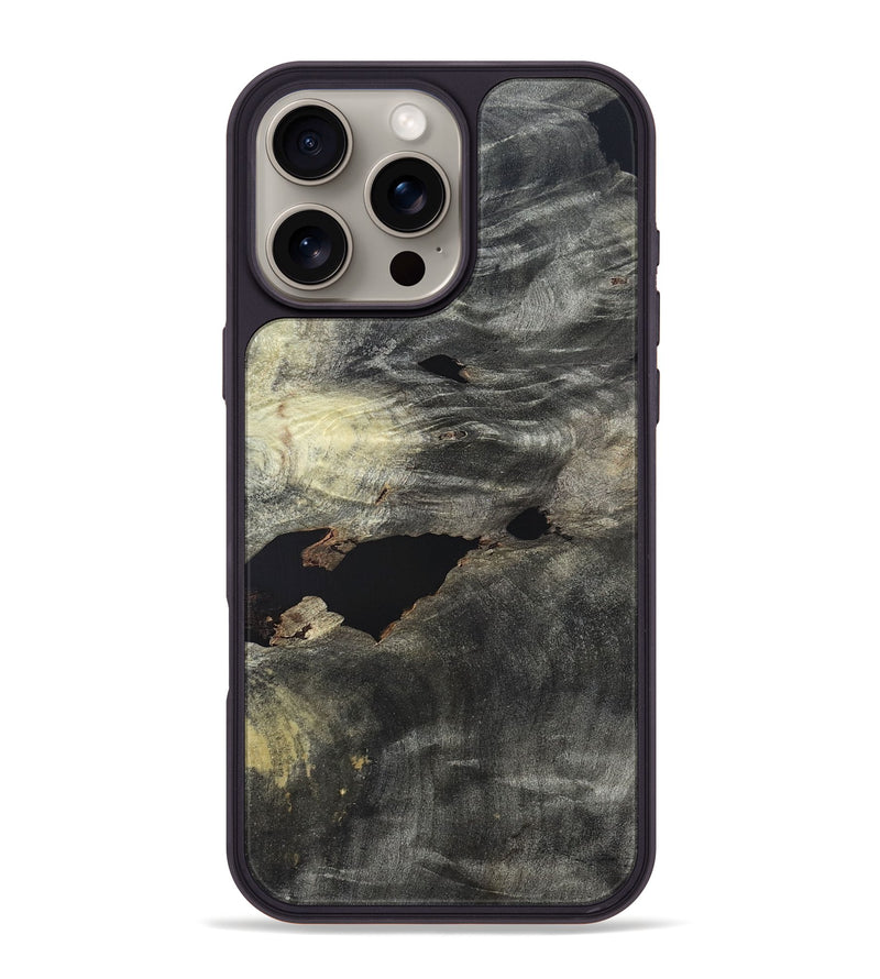 iPhone 16 Pro Max Wood Phone Case - Halley (Wood Burl, 820202)