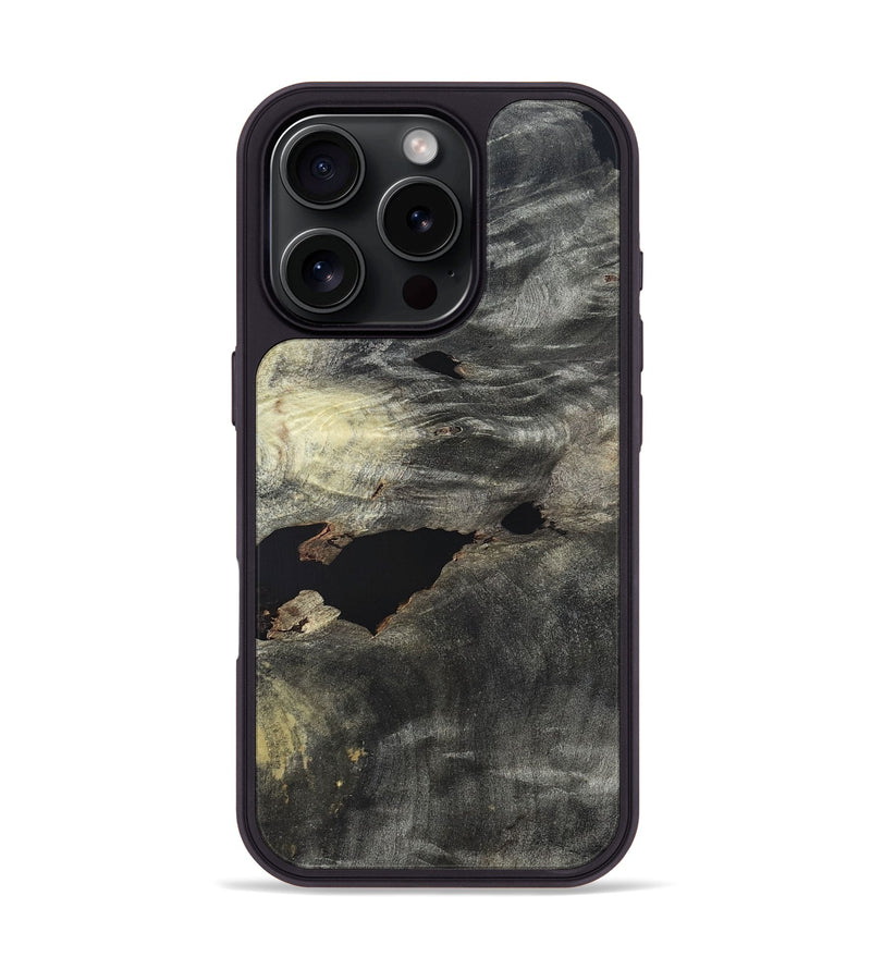 iPhone 16 Pro Wood Phone Case - Halley (Wood Burl, 820202)