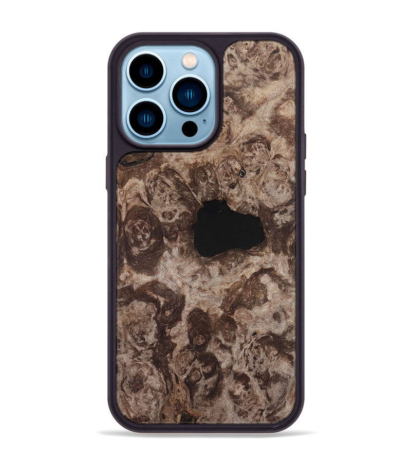 iPhone 14 Pro Max Wood Phone Case - Aila (Wood Burl, 820203)