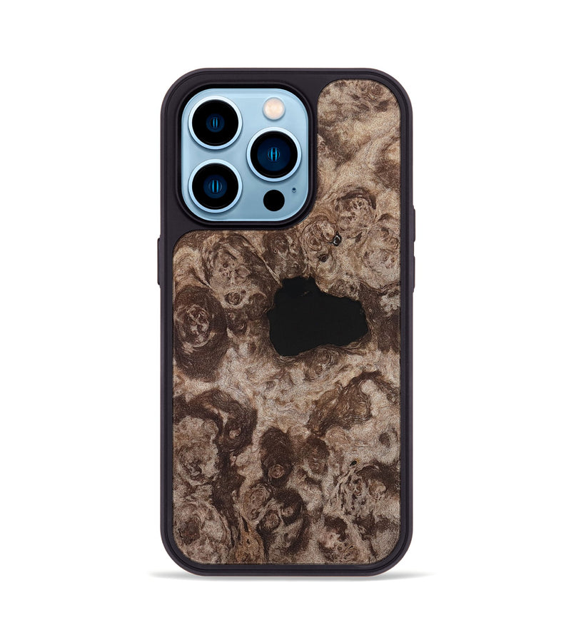 iPhone 14 Pro Wood Phone Case - Aila (Wood Burl, 820203)