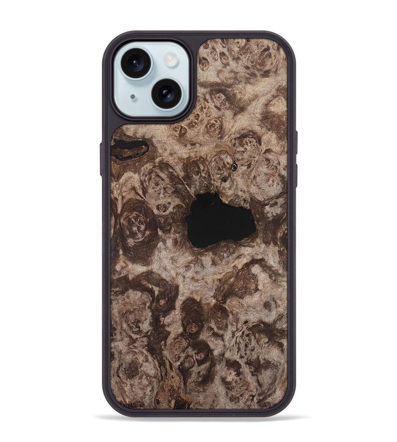 iPhone 15 Plus Wood Phone Case - Aila (Wood Burl, 820203)