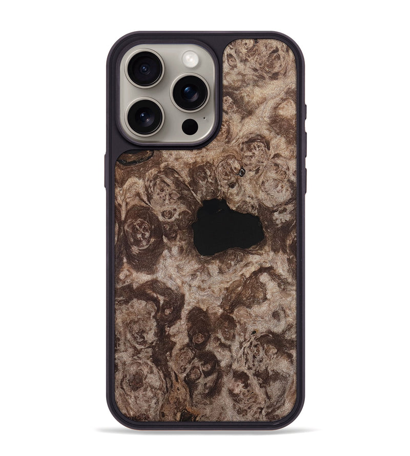 iPhone 15 Pro Max Wood Phone Case - Aila (Wood Burl, 820203)