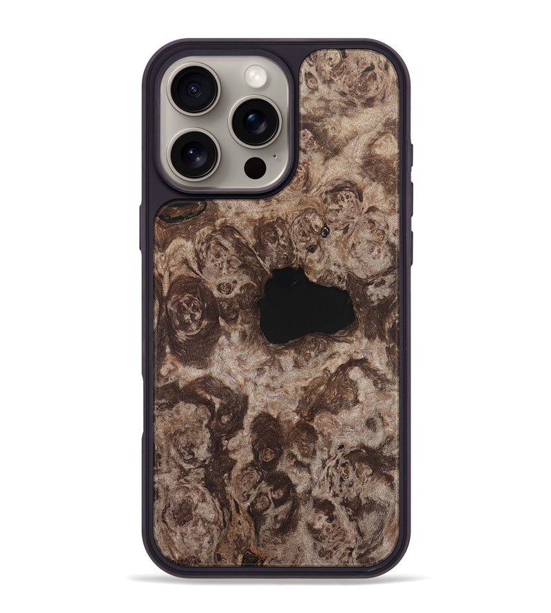 iPhone 16 Pro Max Wood Phone Case - Aila (Wood Burl, 820203)