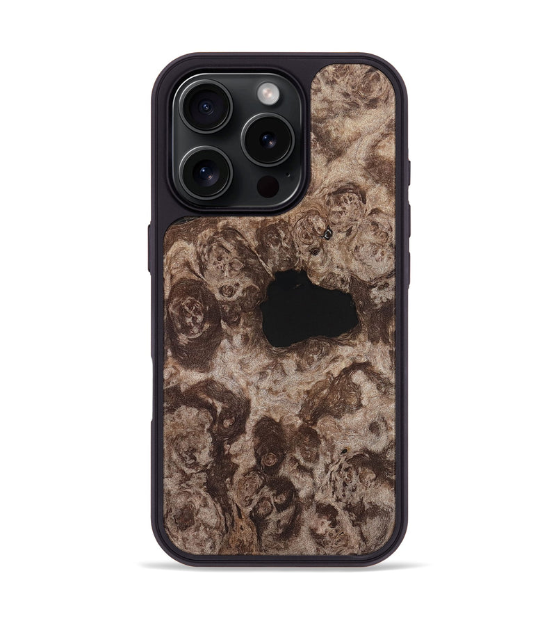 iPhone 16 Pro Wood Phone Case - Aila (Wood Burl, 820203)