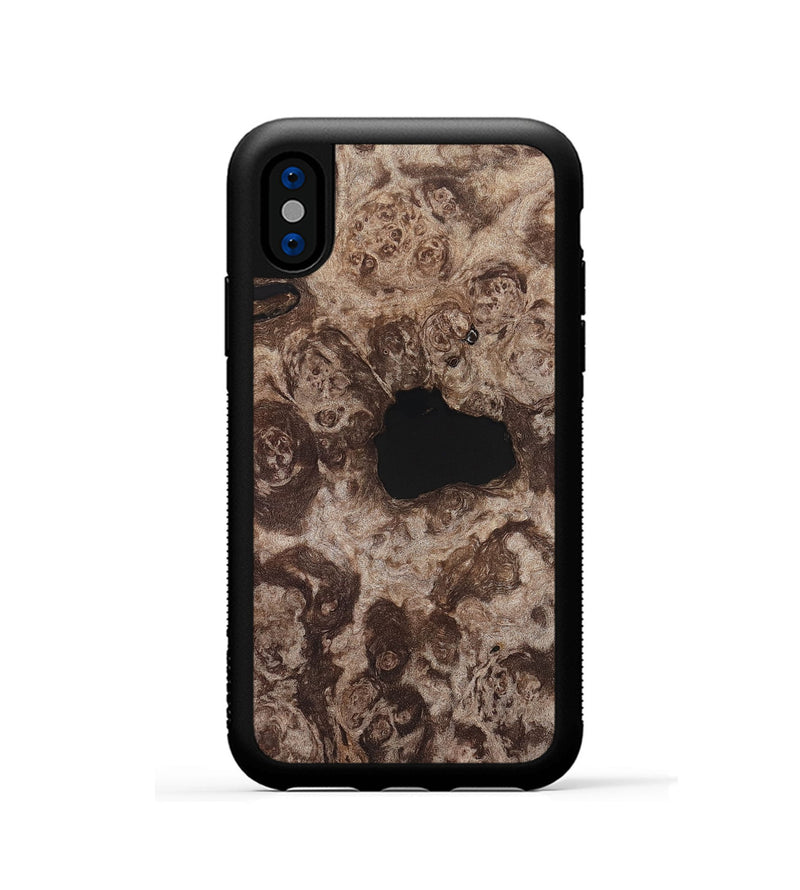 iPhone Xs Wood Phone Case - Aila (Wood Burl, 820203)