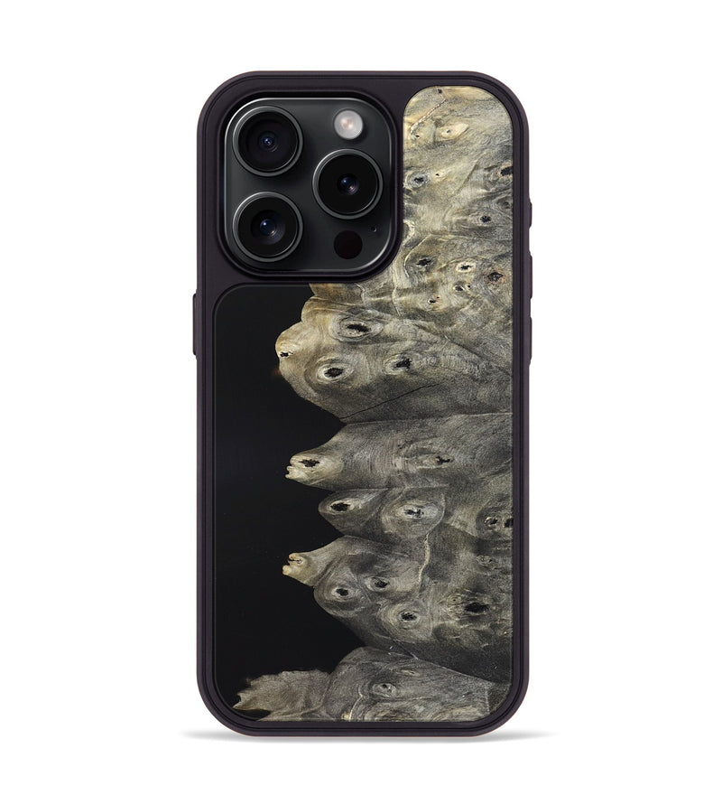 iPhone 15 Pro Wood Phone Case - Elvis (Wood Burl, 820204)