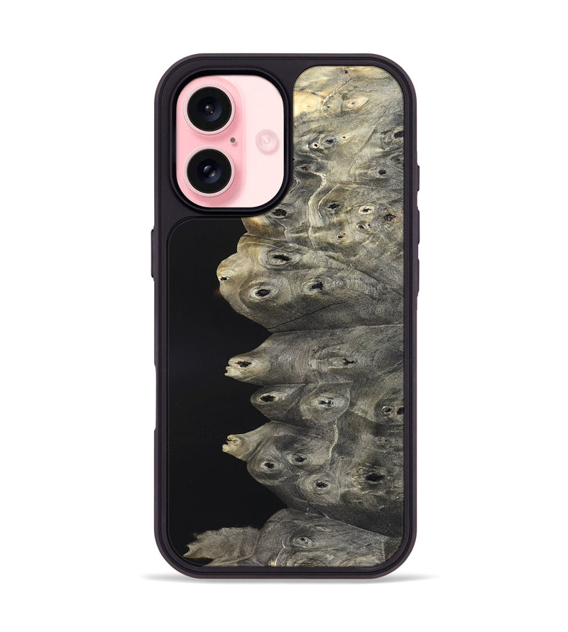 iPhone 16 Wood Phone Case - Elvis (Wood Burl, 820204)