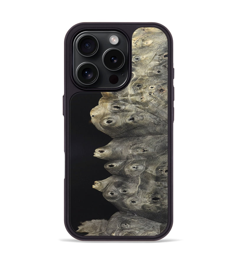 iPhone 16 Pro Wood Phone Case - Elvis (Wood Burl, 820204)