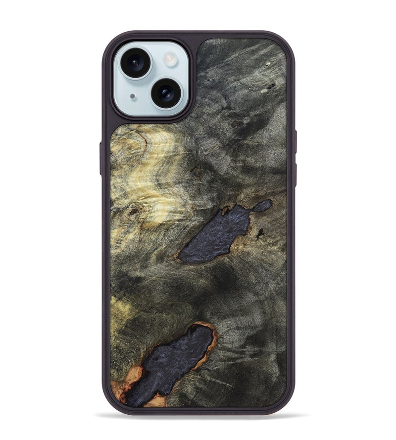 iPhone 15 Plus Wood Phone Case - Darrell (Wood Burl, 820205)