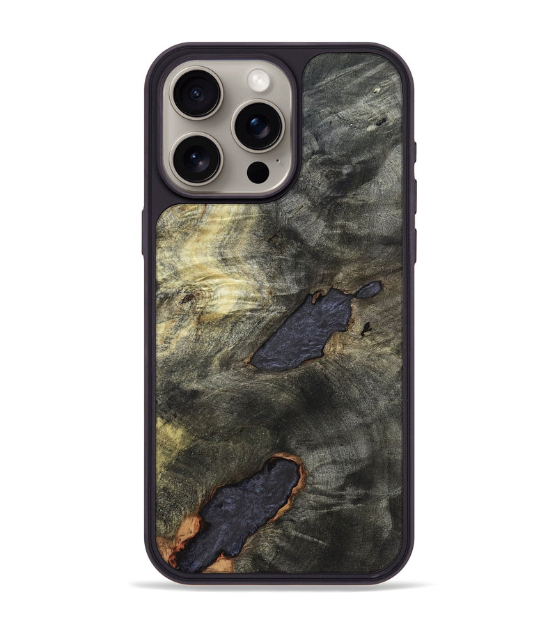 iPhone 15 Pro Max Wood Phone Case - Darrell (Wood Burl, 820205)