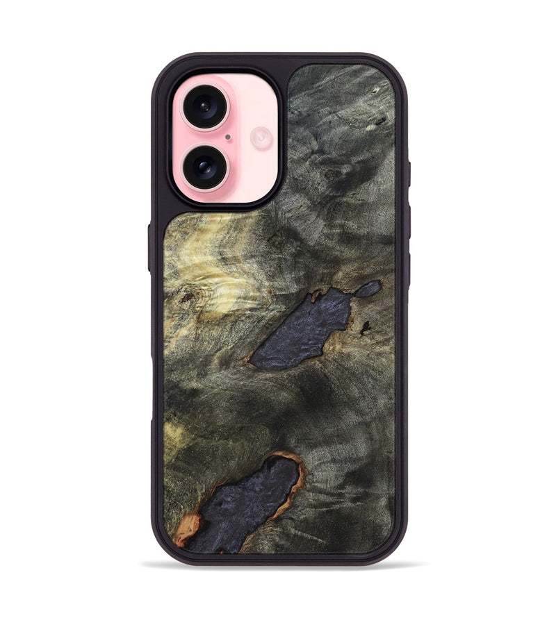 iPhone 16 Wood Phone Case - Darrell (Wood Burl, 820205)
