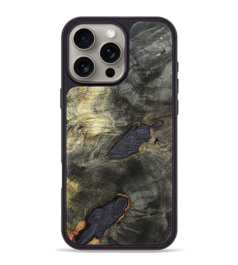 iPhone 16 Pro Max Wood Phone Case - Darrell (Wood Burl, 820205)