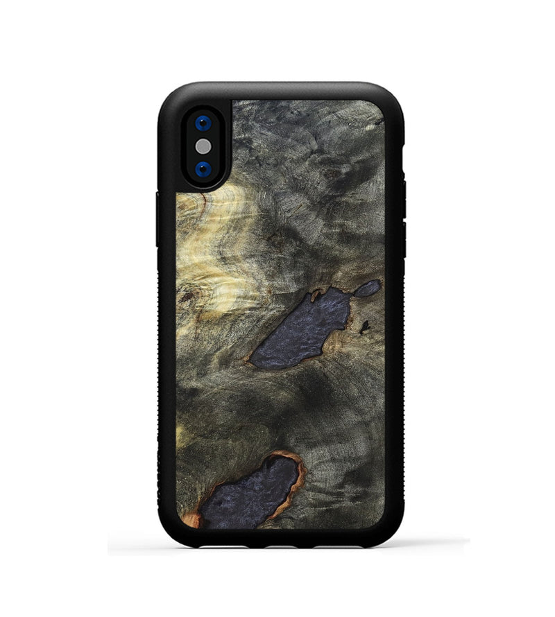 iPhone Xs Wood Phone Case - Darrell (Wood Burl, 820205)