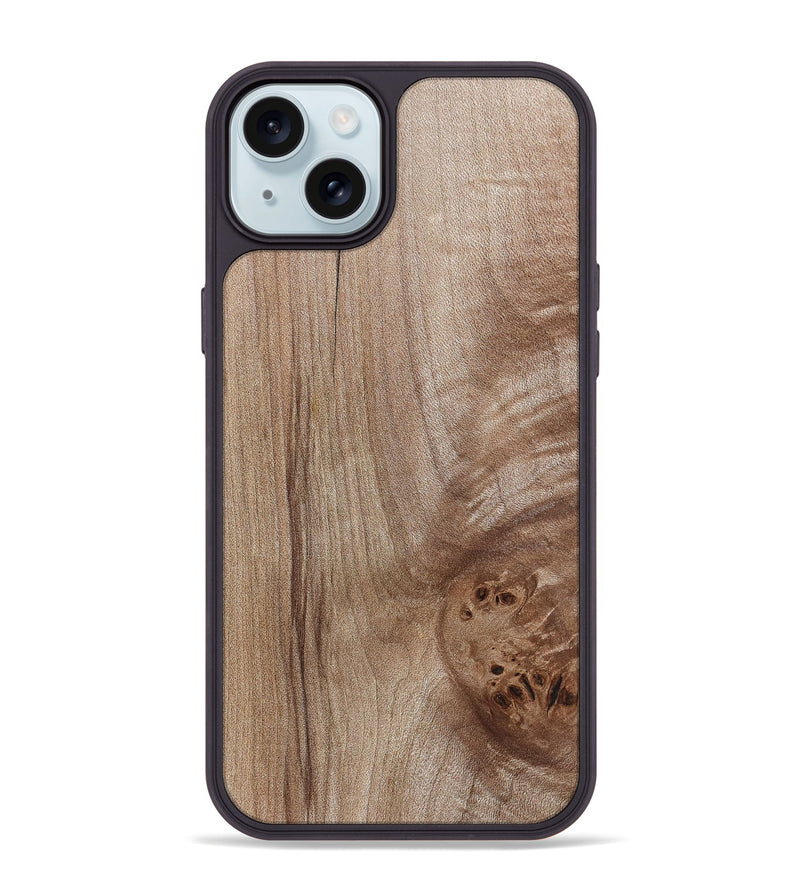 iPhone 15 Plus Wood Phone Case - Rachael (Wood Burl, 820206)