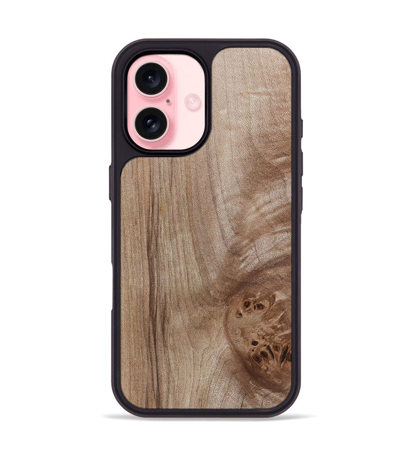 iPhone 16 Wood Phone Case - Rachael (Wood Burl, 820206)