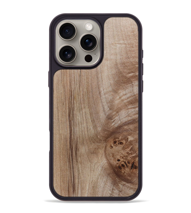 iPhone 16 Pro Max Wood Phone Case - Rachael (Wood Burl, 820206)