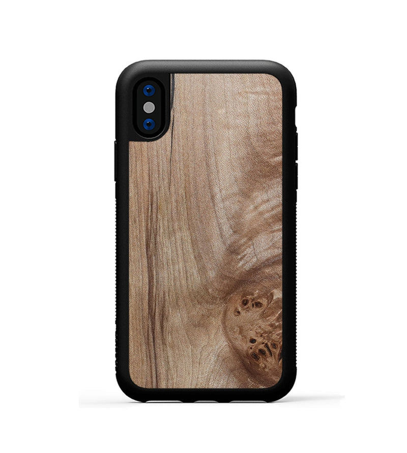 iPhone Xs Wood Phone Case - Rachael (Wood Burl, 820206)