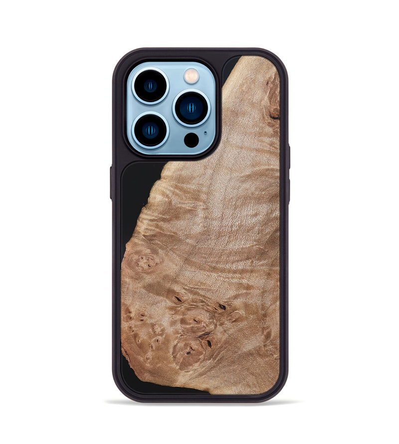 iPhone 14 Pro Wood Phone Case - Rianna (Wood Burl, 820207)