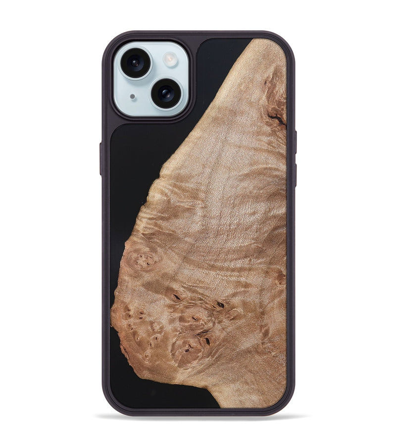 iPhone 15 Plus Wood Phone Case - Rianna (Wood Burl, 820207)